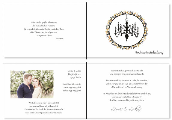  Einladungskarten Hochzeit, Hochzeitseinladungen, Hochzeitskarten, Einladungen f&uuml;r Hochzeit