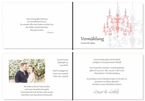  Einladungskarten Hochzeit, Hochzeitseinladungen, Hochzeitskarten, Einladungen f&uuml;r Hochzeit