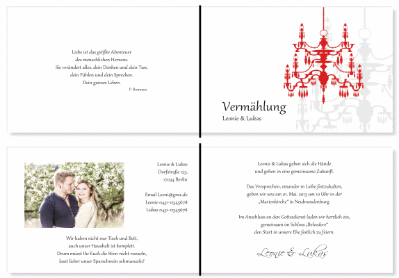  Einladungskarten Hochzeit, Hochzeitseinladungen, Hochzeitskarten, Einladungen f&uuml;r Hochzeit