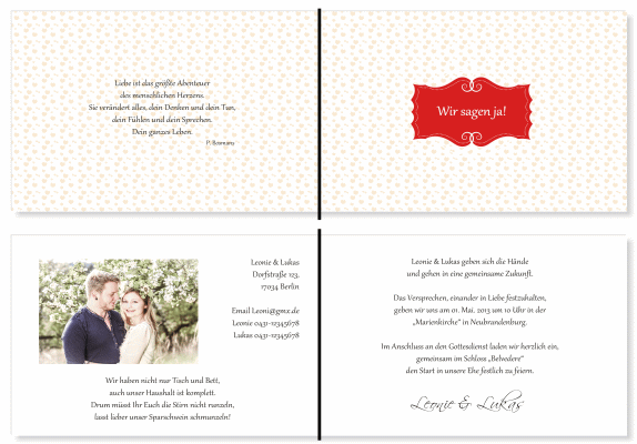  Einladungskarten Hochzeit, Hochzeitseinladungen, Hochzeitskarten, Einladungen f&uuml;r Hochzeit