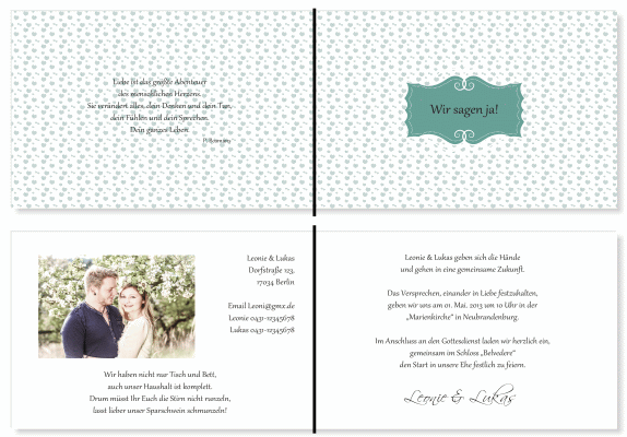  Einladungskarten Hochzeit, Hochzeitseinladungen, Hochzeitskarten, Einladungen f&uuml;r Hochzeit