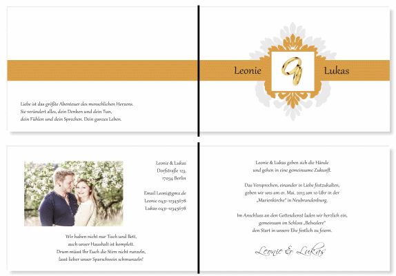  Einladungskarten Hochzeit, Hochzeitseinladungen, Hochzeitskarten, Einladungen f&uuml;r Hochzeit