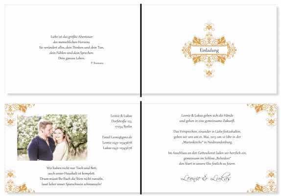  Einladungskarten Hochzeit, Hochzeitseinladungen, Hochzeitskarten, Einladungen f&uuml;r Hochzeit