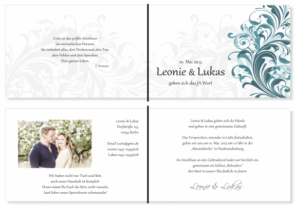  Einladungskarten Hochzeit, Hochzeitseinladungen, Hochzeitskarten, Einladungen f&uuml;r Hochzeit