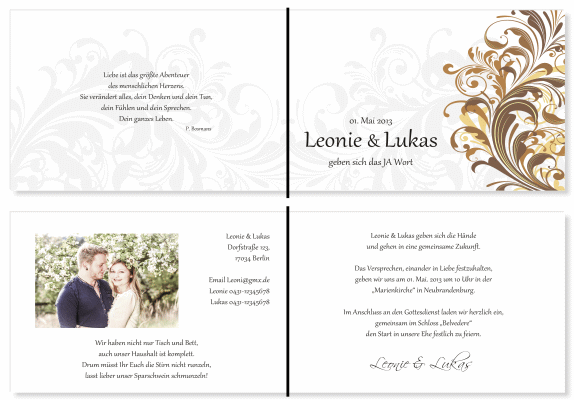  Einladungskarten Hochzeit, Hochzeitseinladungen, Hochzeitskarten, Einladungen f&uuml;r Hochzeit