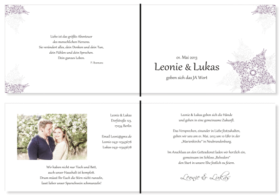  Einladungskarten Hochzeit, Hochzeitseinladungen, Hochzeitskarten, Einladungen f&uuml;r Hochzeit