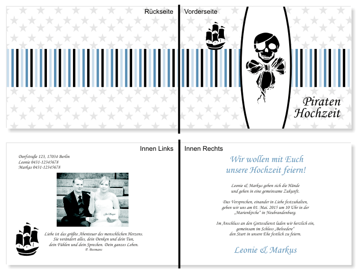  Einladungskarten Hochzeit, Hochzeitseinladungen, Hochzeitskarten, Einladungen für Hochzeit