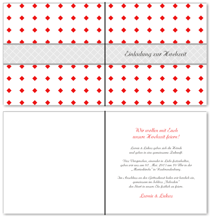  Einladungskarten Hochzeit, Hochzeitseinladungen, Hochzeitskarten, Einladungen f&uuml;r Hochzeit