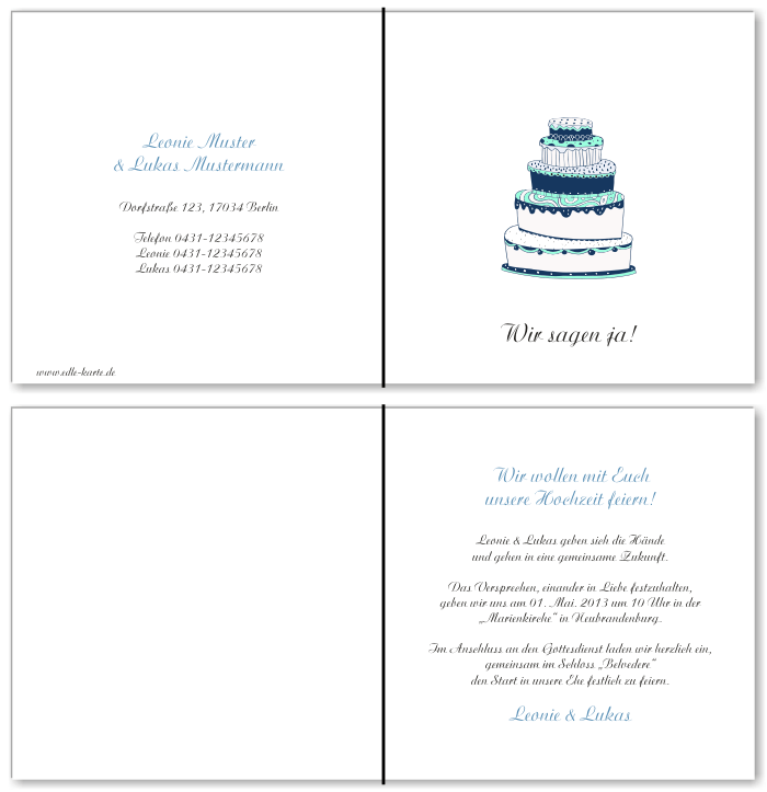  Einladungskarten Hochzeit, Hochzeitseinladungen, Hochzeitskarten, Einladungen f&uuml;r Hochzeit