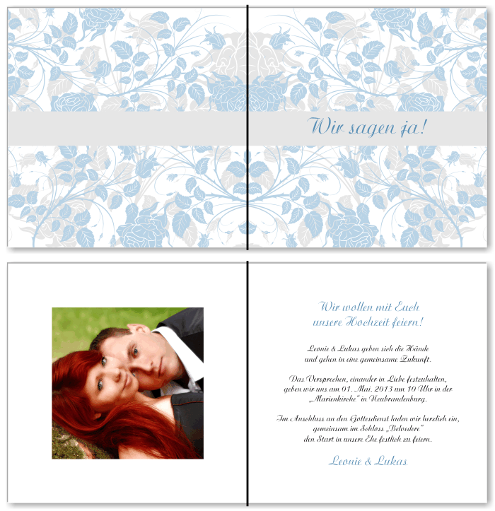  Einladungskarten Hochzeit, Hochzeitseinladungen, Hochzeitskarten, Einladungen f&uuml;r Hochzeit