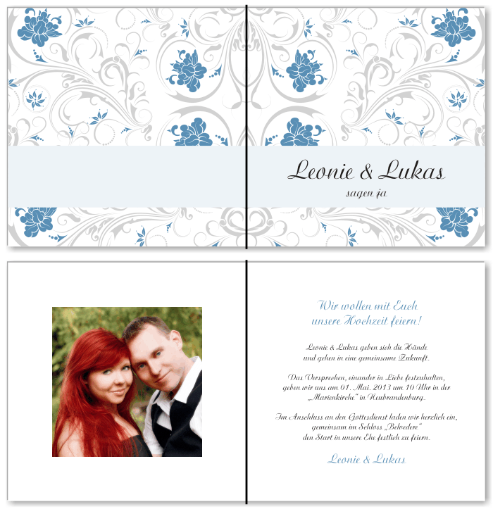  Einladungskarten Hochzeit, Hochzeitseinladungen, Hochzeitskarten, Einladungen f&uuml;r Hochzeit