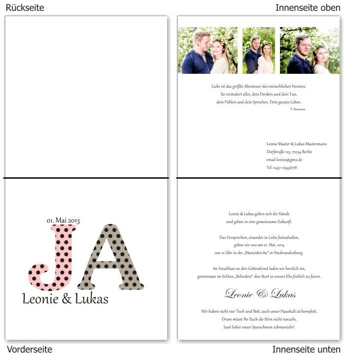  Einladungskarten Hochzeit, Hochzeitseinladungen, Hochzeitskarten, Einladungen f&uuml;r Hochzeit