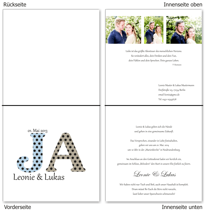  Einladungskarten Hochzeit, Hochzeitseinladungen, Hochzeitskarten, Einladungen f&uuml;r Hochzeit