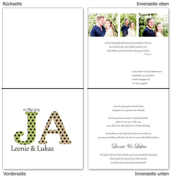  Einladungskarten Hochzeit, Hochzeitseinladungen, Hochzeitskarten, Einladungen f&uuml;r Hochzeit