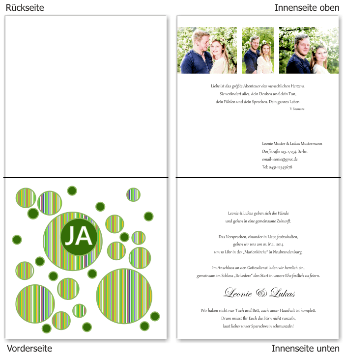  Einladungskarten Hochzeit, Hochzeitseinladungen, Hochzeitskarten, Einladungen f&uuml;r Hochzeit