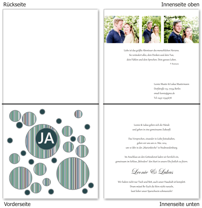  Einladungskarten Hochzeit, Hochzeitseinladungen, Hochzeitskarten, Einladungen f&uuml;r Hochzeit