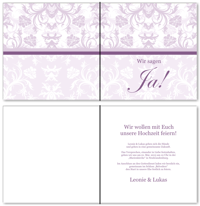  Einladungskarten Hochzeit, Hochzeitseinladungen, Hochzeitskarten, Einladungen f&uuml;r Hochzeit