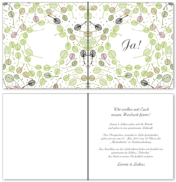  Einladungskarten Hochzeit, Hochzeitseinladungen, Hochzeitskarten, Einladungen f&uuml;r Hochzeit