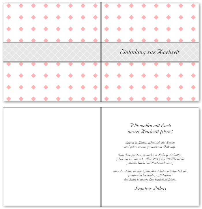  Einladungskarten Hochzeit, Hochzeitseinladungen, Hochzeitskarten, Einladungen f&uuml;r Hochzeit