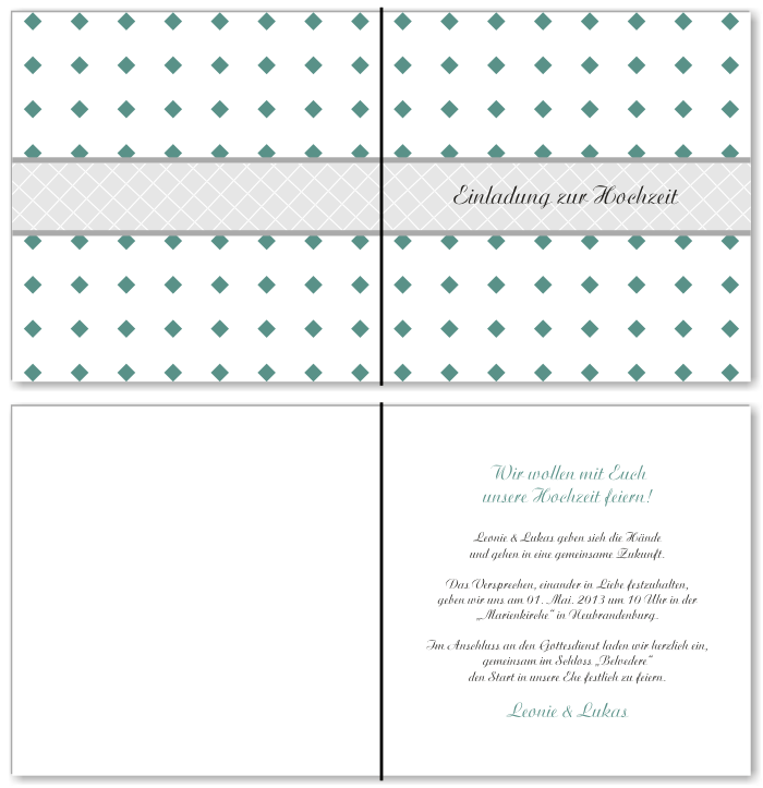  Einladungskarten Hochzeit, Hochzeitseinladungen, Hochzeitskarten, Einladungen f&uuml;r Hochzeit