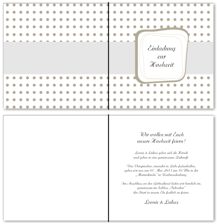  Einladungskarten Hochzeit, Hochzeitseinladungen, Hochzeitskarten, Einladungen f&uuml;r Hochzeit