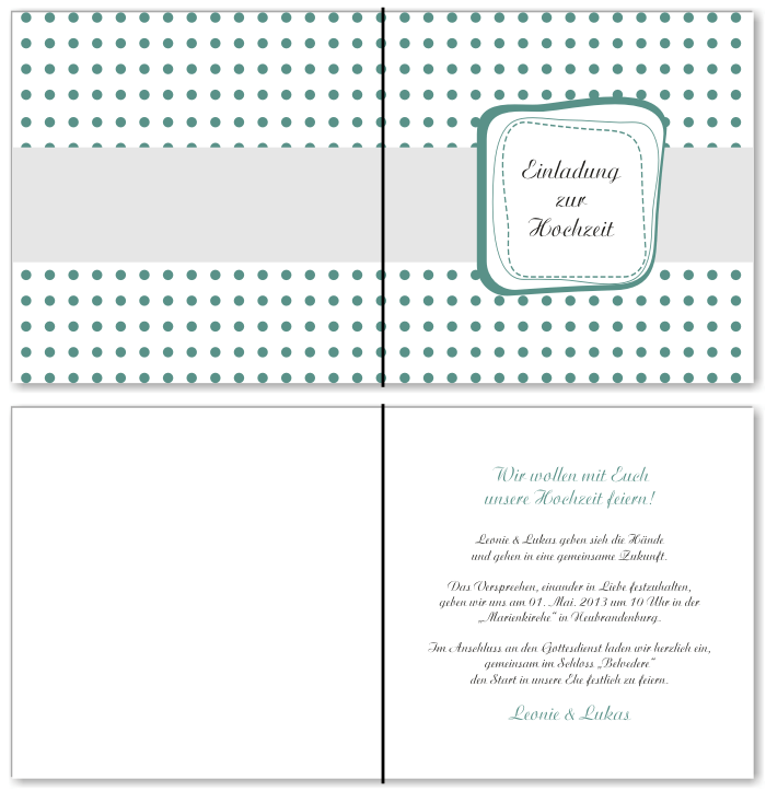  Einladungskarten Hochzeit, Hochzeitseinladungen, Hochzeitskarten, Einladungen f&uuml;r Hochzeit