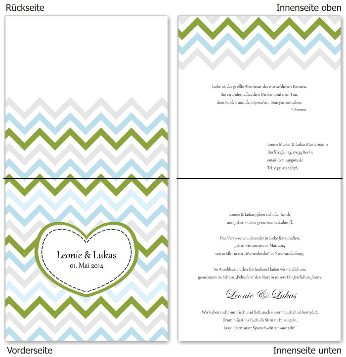  Einladungskarten Hochzeit, Hochzeitseinladungen, Hochzeitskarten, Einladungen f&uuml;r Hochzeit