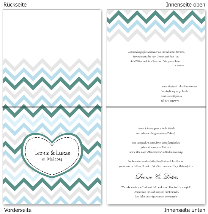  Einladungskarten Hochzeit, Hochzeitseinladungen, Hochzeitskarten, Einladungen f&uuml;r Hochzeit