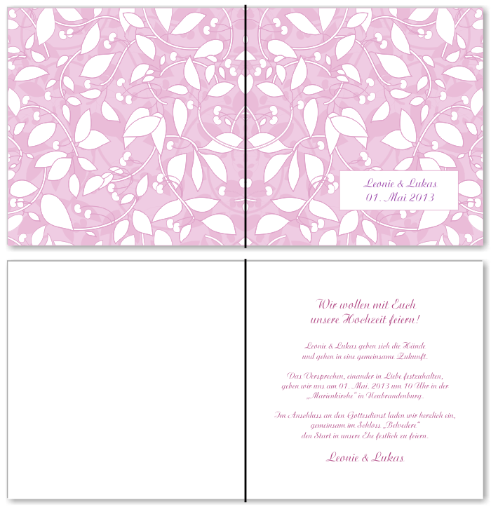  Einladungskarten Hochzeit, Hochzeitseinladungen, Hochzeitskarten, Einladungen f&uuml;r Hochzeit