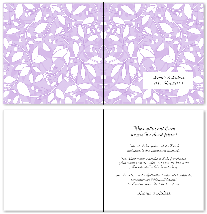  Einladungskarten Hochzeit, Hochzeitseinladungen, Hochzeitskarten, Einladungen f&uuml;r Hochzeit