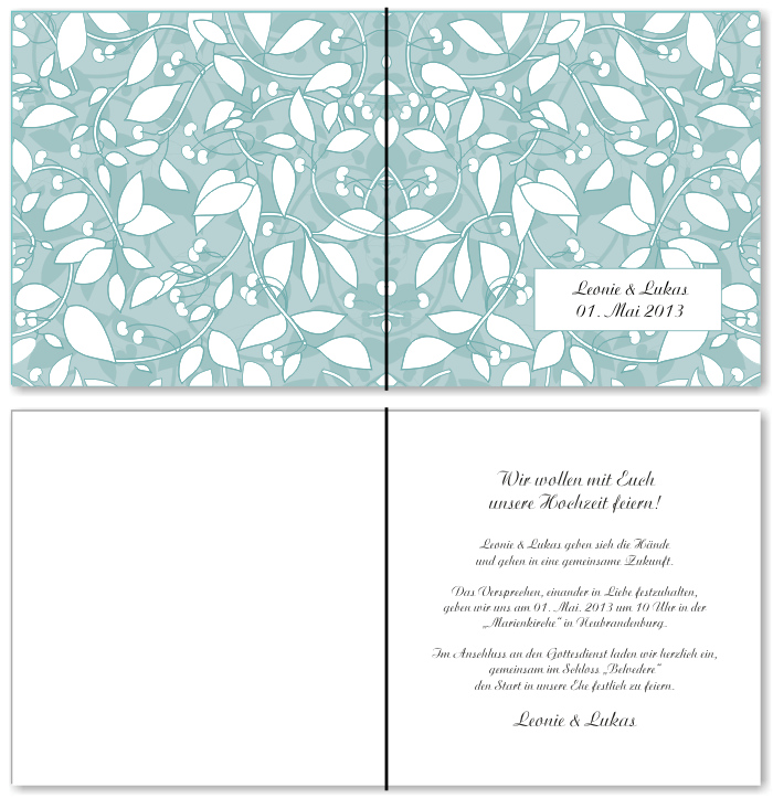  Einladungskarten Hochzeit, Hochzeitseinladungen, Hochzeitskarten, Einladungen f&uuml;r Hochzeit