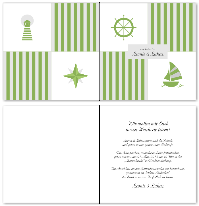  Einladungskarten Hochzeit, Hochzeitseinladungen, Hochzeitskarten, Einladungen f&uuml;r Hochzeit