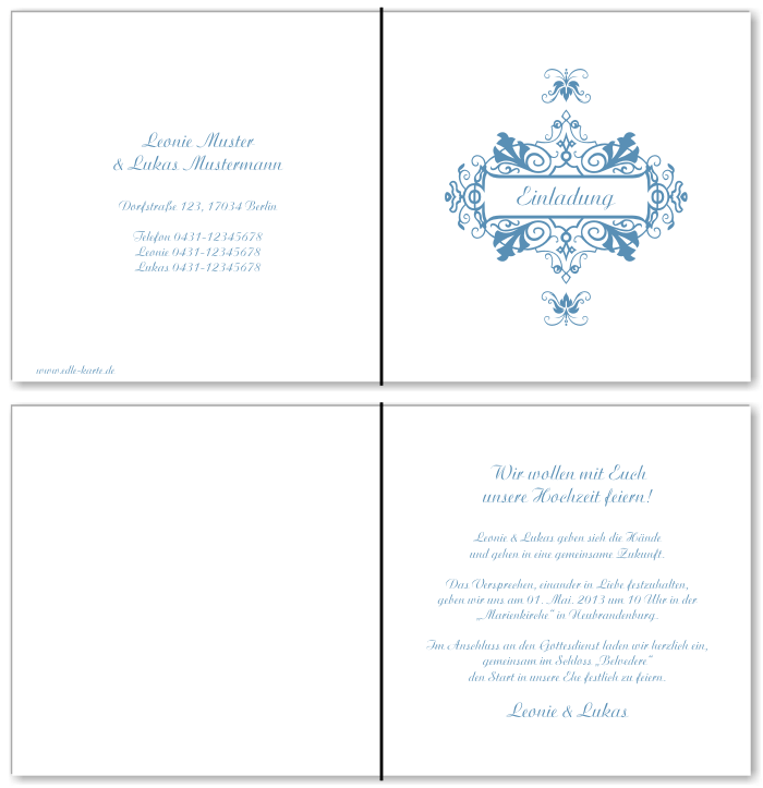  Einladungskarten Hochzeit, Hochzeitseinladungen, Hochzeitskarten, Einladungen f&uuml;r Hochzeit