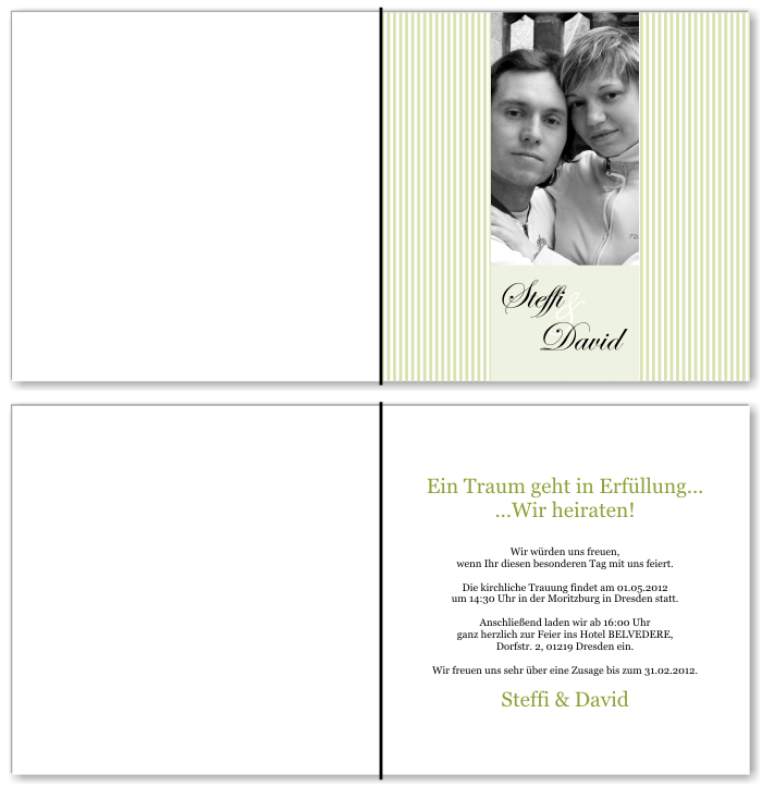  Einladungskarten Hochzeit, Hochzeitseinladungen, Hochzeitskarten, Einladungen f&uuml;r Hochzeit