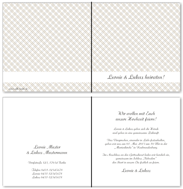  Einladungskarten Hochzeit, Hochzeitseinladungen, Hochzeitskarten, Einladungen f&uuml;r Hochzeit