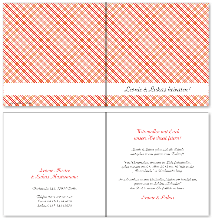  Einladungskarten Hochzeit, Hochzeitseinladungen, Hochzeitskarten, Einladungen f&uuml;r Hochzeit