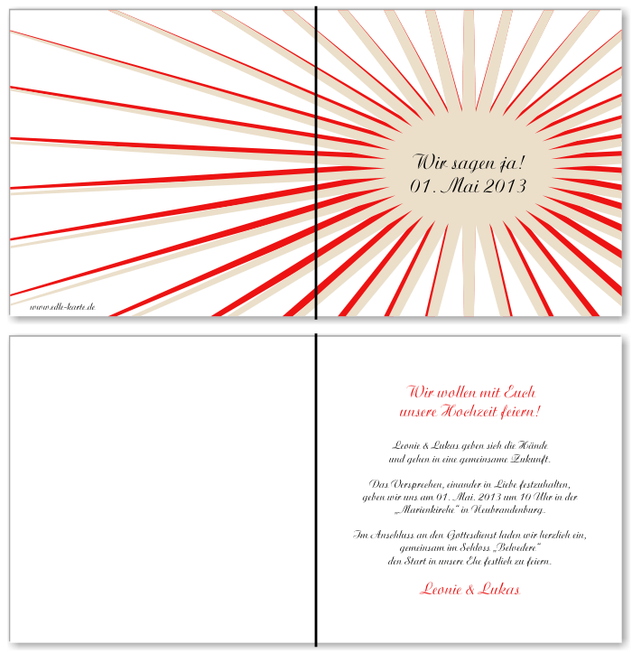  Einladungskarten Hochzeit, Hochzeitseinladungen, Hochzeitskarten, Einladungen f&uuml;r Hochzeit