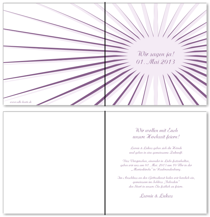  Einladungskarten Hochzeit, Hochzeitseinladungen, Hochzeitskarten, Einladungen f&uuml;r Hochzeit