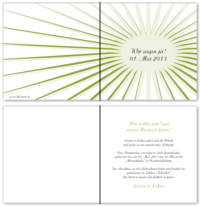  Einladungskarten Hochzeit, Hochzeitseinladungen, Hochzeitskarten, Einladungen f&uuml;r Hochzeit