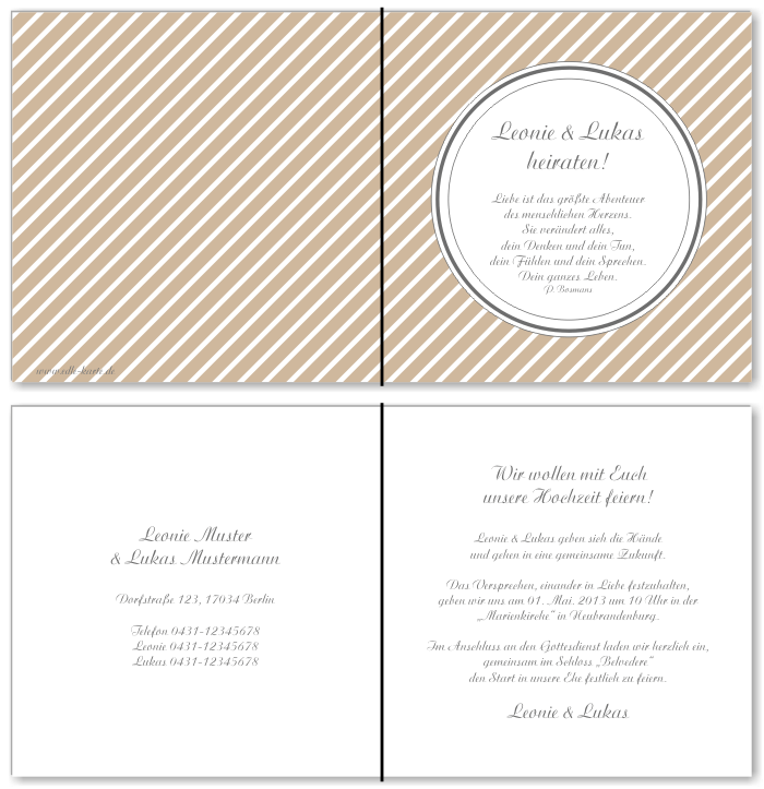  Einladungskarten Hochzeit, Hochzeitseinladungen, Hochzeitskarten, Einladungen f&uuml;r Hochzeit