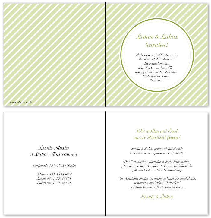  Einladungskarten Hochzeit, Hochzeitseinladungen, Hochzeitskarten, Einladungen f&uuml;r Hochzeit