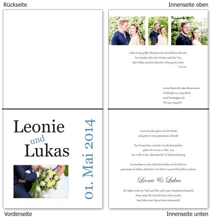  Einladungskarten Hochzeit, Hochzeitseinladungen, Hochzeitskarten, Einladungen f&uuml;r Hochzeit
