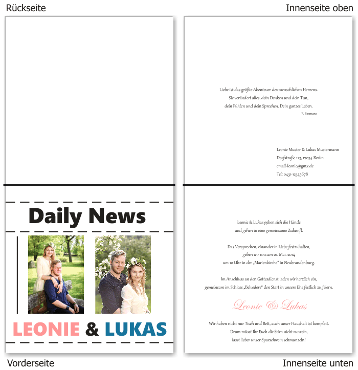  Einladungskarten Hochzeit, Hochzeitseinladungen, Hochzeitskarten, Einladungen f&uuml;r Hochzeit