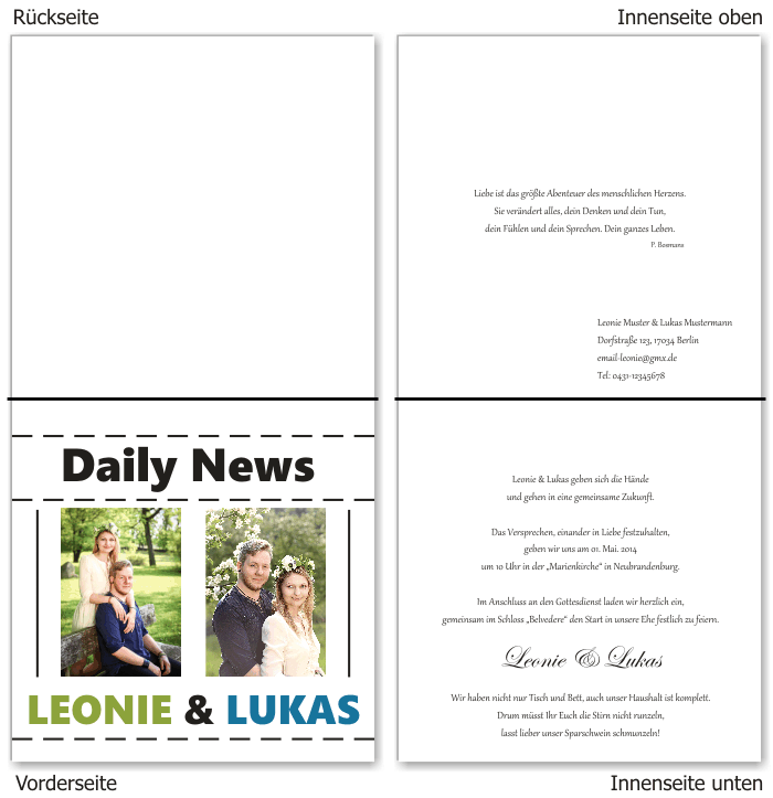  Einladungskarten Hochzeit, Hochzeitseinladungen, Hochzeitskarten, Einladungen f&uuml;r Hochzeit