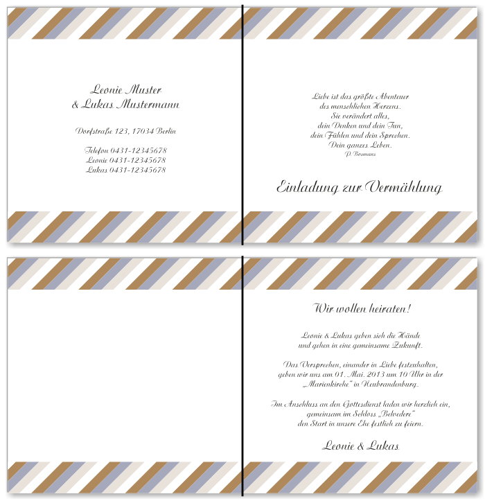  Einladungskarten Hochzeit, Hochzeitseinladungen, Hochzeitskarten, Einladungen f&uuml;r Hochzeit
