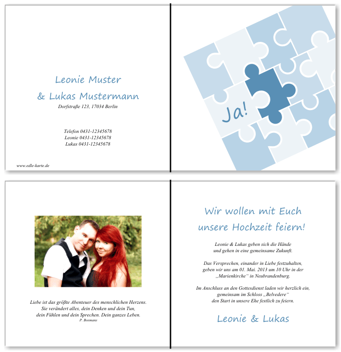  Einladungskarten Hochzeit, Hochzeitseinladungen, Hochzeitskarten, Einladungen f&uuml;r Hochzeit