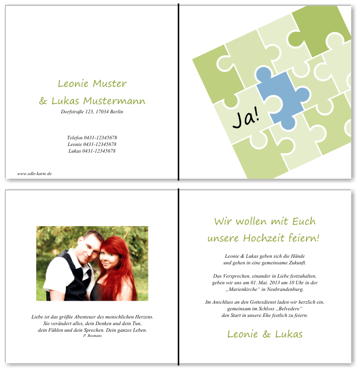  Einladungskarten Hochzeit, Hochzeitseinladungen, Hochzeitskarten, Einladungen f&uuml;r Hochzeit