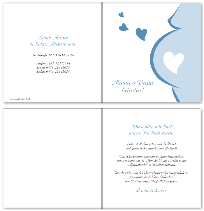  Einladungskarten Hochzeit, Hochzeitseinladungen, Hochzeitskarten, Einladungen f&uuml;r Hochzeit