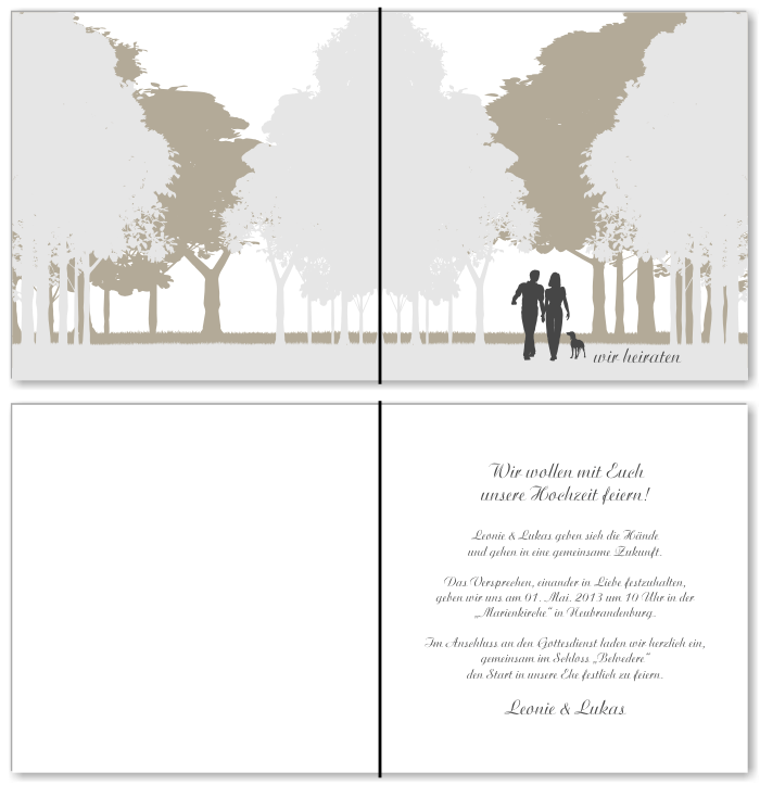  Einladungskarten Hochzeit, Hochzeitseinladungen, Hochzeitskarten, Einladungen f&uuml;r Hochzeit