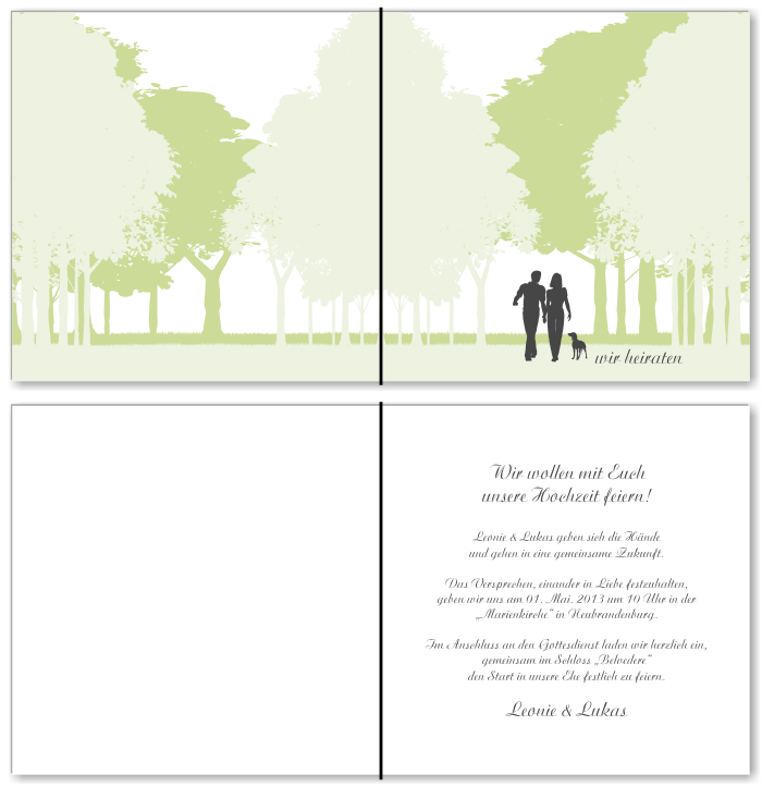  Einladungskarten Hochzeit, Hochzeitseinladungen, Hochzeitskarten, Einladungen f&uuml;r Hochzeit